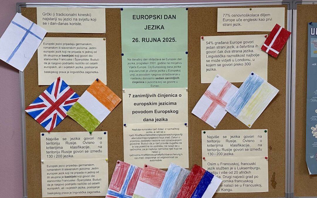 EUROPSKI DAN JEZIKA 2025. GODINE