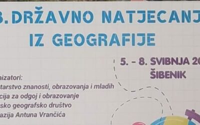 DRŽAVNO NATJECANJE IZ GEOGRAFIJE