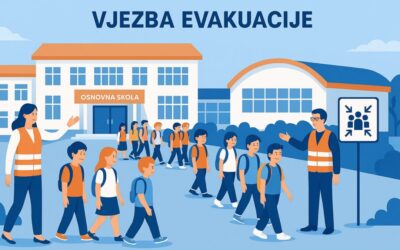 VJEŽBA EVAKUACIJE (PŠ Rakitovica)